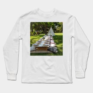 The Party at Magpie Springs Adelaide Hills Wine Region - Fleurieu Peninsula - by South Australian artist Avril Thomas Long Sleeve T-Shirt